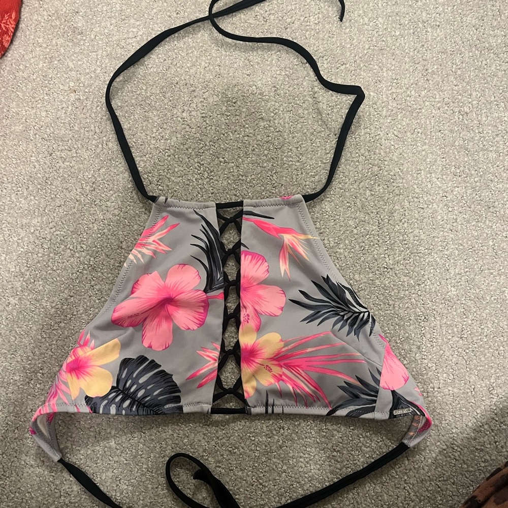 high neck swimsuit top - Picture 1 of 2